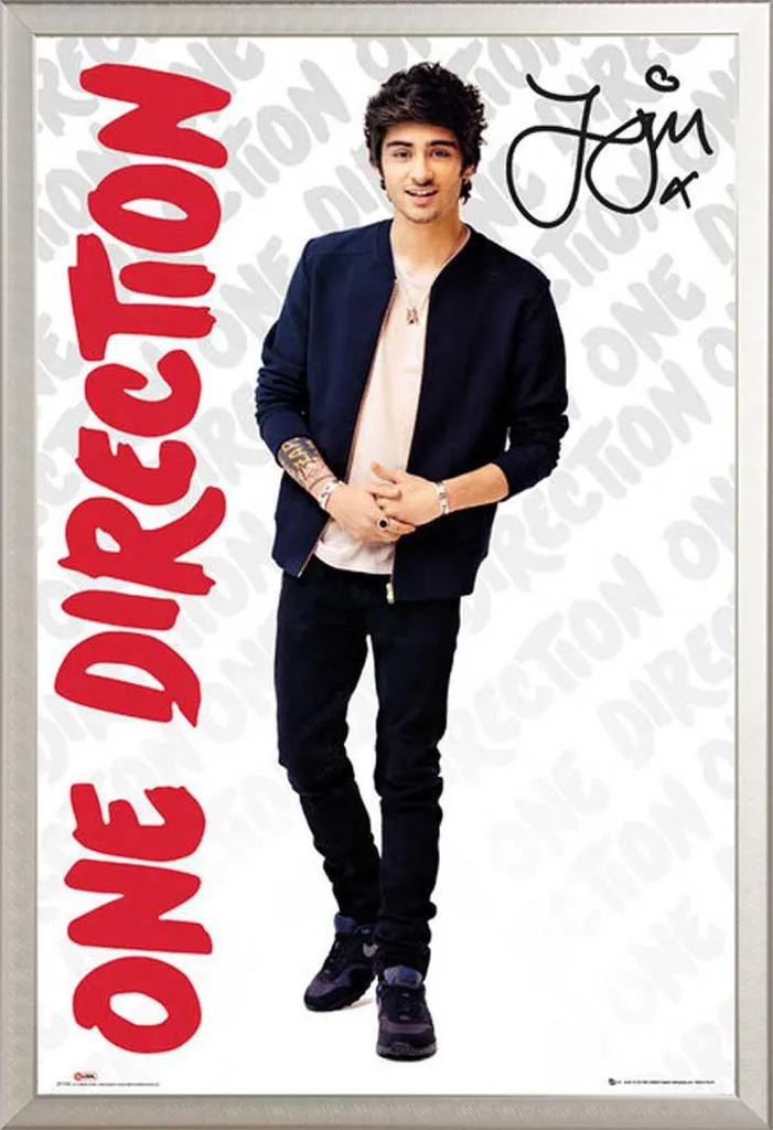 Arredamento Camera Fan: Poster Zayn One Direction e Cornice Shinsuke