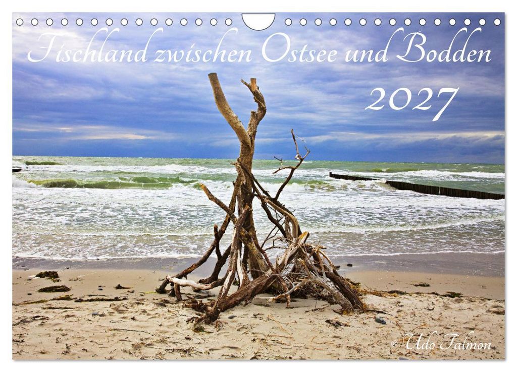 Fischland zwischen Ostsee und Bodden (Wandkalender 2027 DIN A4 quer), CALVENDO Monatskalender