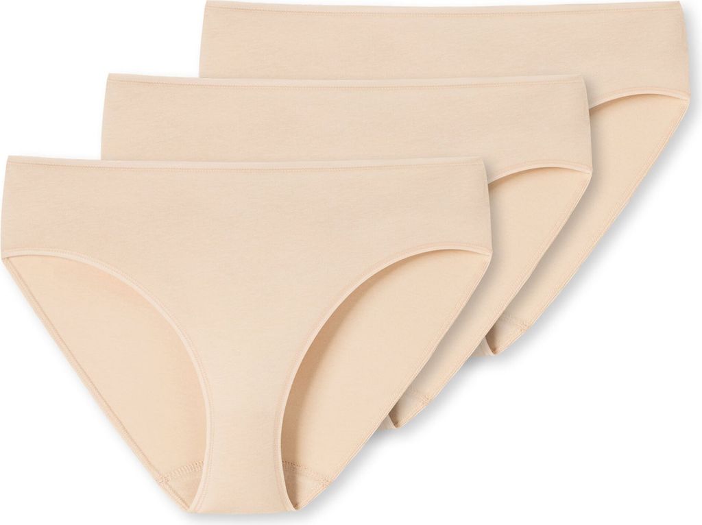 Schiesser Damen-Slip Baumwolle Essentials" 3er-Pack haut 40"