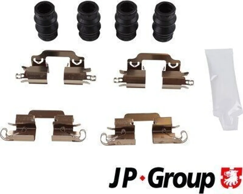 JP GROUP 4364002710 Kit accessori pastiglie freno a disco posteriore per RENAULT Scénic III (JZ0/1) GRAND SCÉNIC III (JZ0/1) Megane IV Grandtour (K9A/M/N)