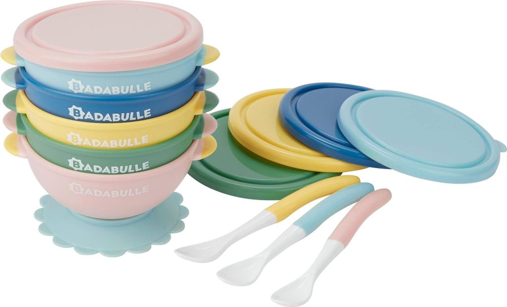 Set di 5x ciotole Funcolor e 3 cucchiai Immagine del prodotto 
