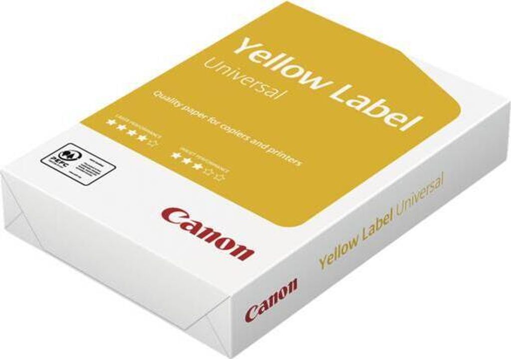 Canon Yellow Label Universal WOP510 - 104 Mikron - weiß - A4 (210 x 297 mm) - 80 g/m² - 500 Blatt Papier (97006108)