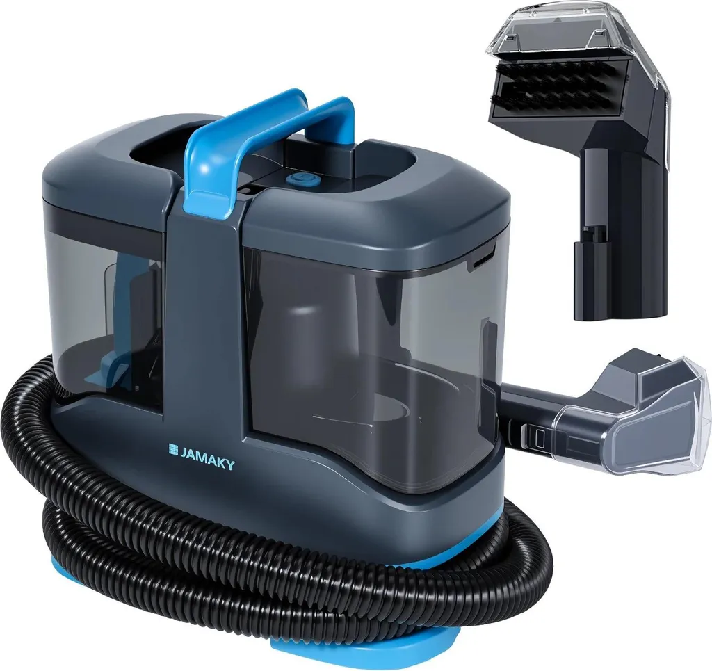 Enlever taches tapis facilement avec ce nettoyeur à main puissant 450W