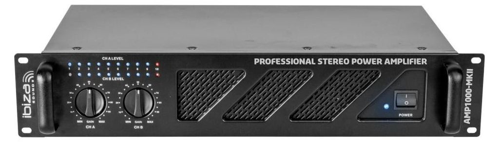 Ibiza Amp1000-Mkii Pa Verstärker 2X800W Endstufe Produktbild 