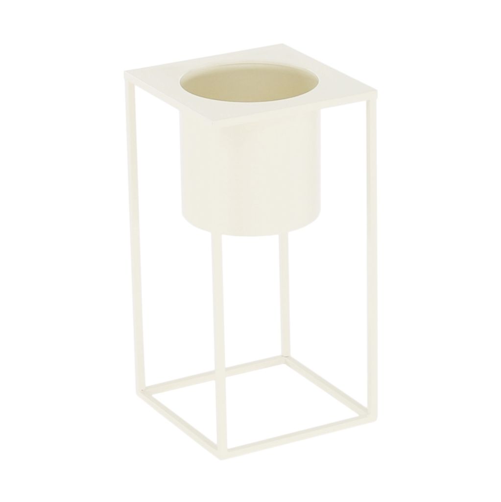 Kondela Metallblumentopf Elois Typ 1 - weiß