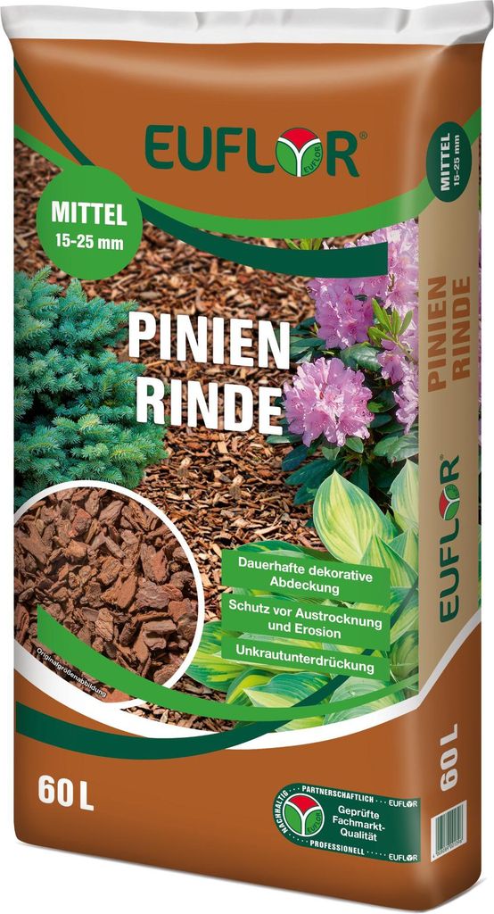 Euflor Pinienrinde mittel 15-25mm 60l