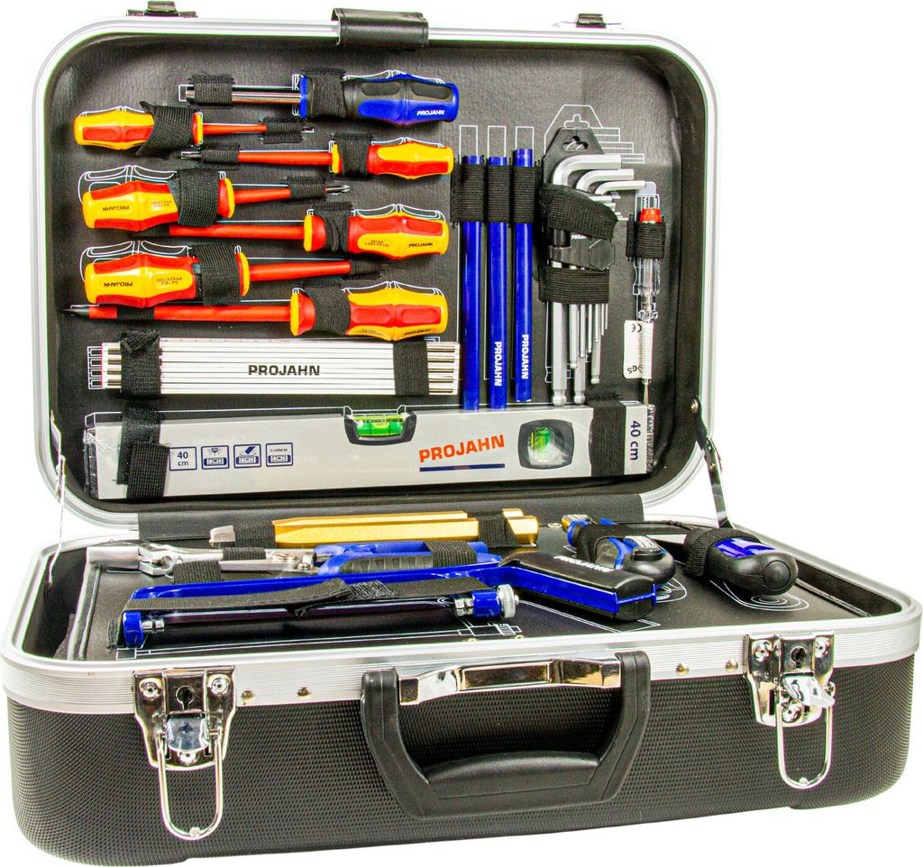 Projahn 128 tlg. Werkzeugkoffer ELEKTRO, metrisch, im robustem ABS-Koffer