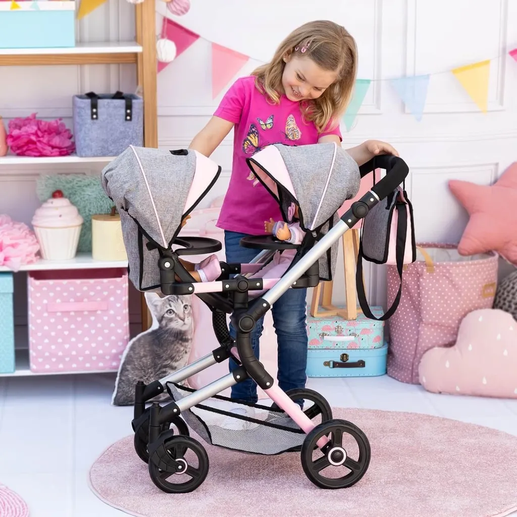 Poussette Twin Neo : Poussette Double Côte à Côte Maniable et Compacte - 10