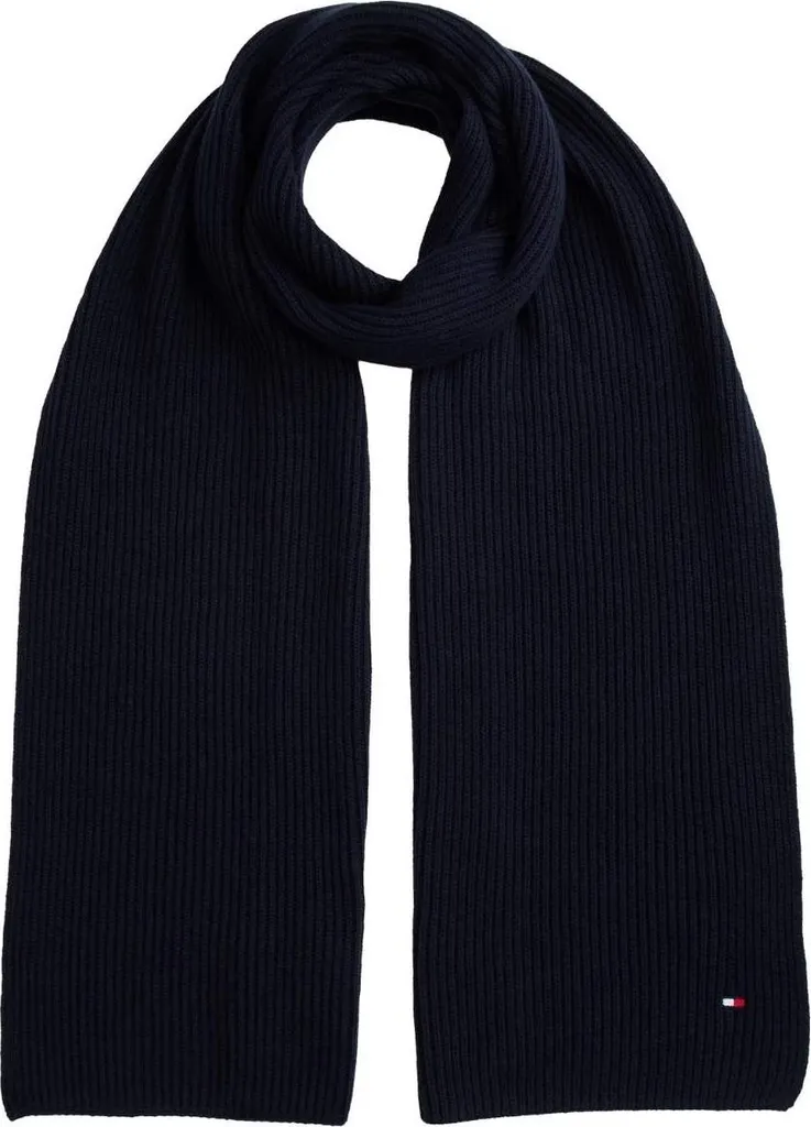 Écharpe en Maille Côtelée pour Homme Tommy Hilfiger Accessoire Hiver