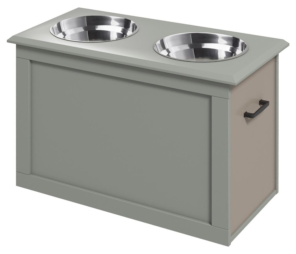 PawHut Hundenapf, Futterstation mit Stauraum, Hunde Produktbild 