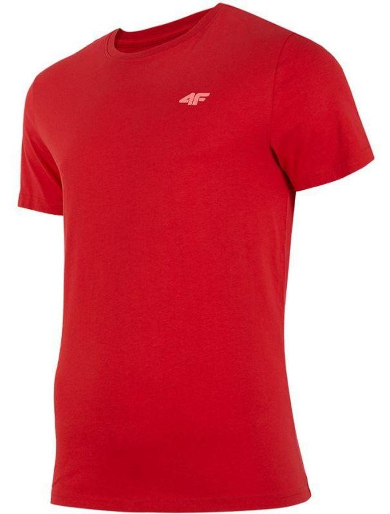 4F - "H4Z22 TSM352 30S" T-Shirt für Herren MR559 (M) (Rot)