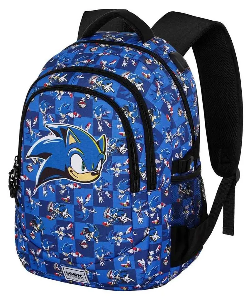 Sac à dos de course Sonic avec Bretelles Confort - Modèle Sega Action