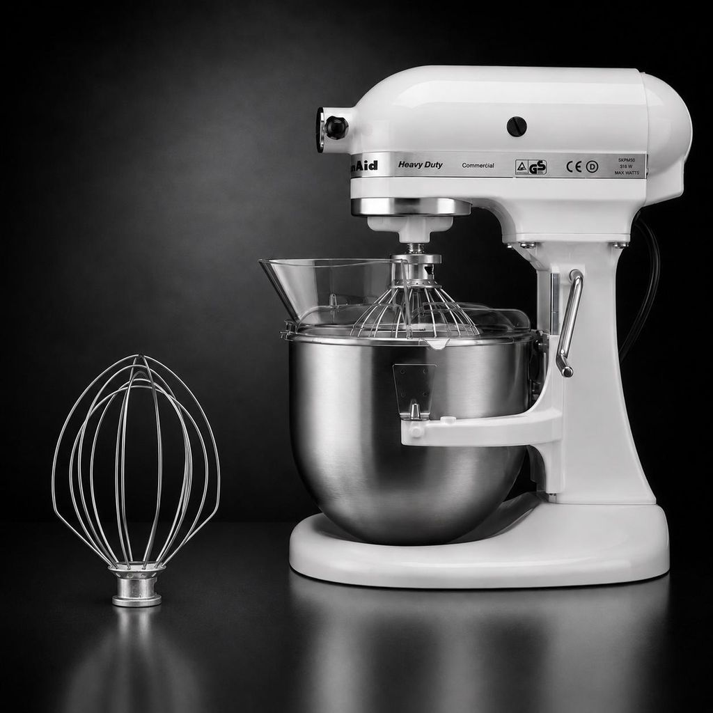 Schneebesen aus Edelstahl 5K5A2WW kompatibel mit KitchenAid Produktbild 