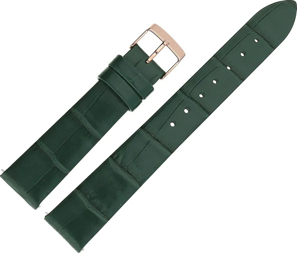 Bracelet Moonflight en Cuir V.1.33.2 - 16 mm Vert et Rose Clair Chic