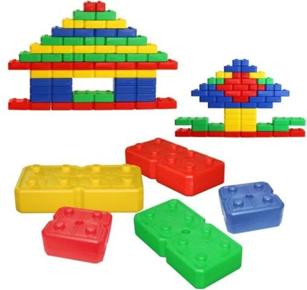 Jeu de construction King 36 blocs : briques d'éveil pour tout-petits