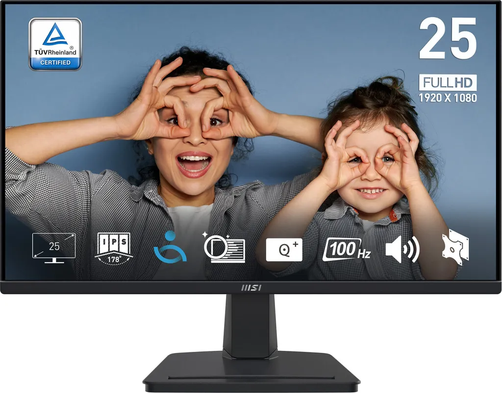Écran MSI PRO MP251 23.8 pouces FHD 100Hz 1ms IPS - 9S6-3PC2CM-009