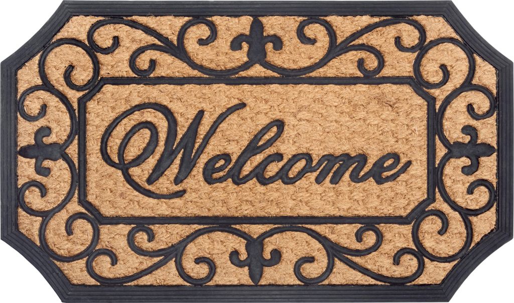 Hanse Home Mix Mats Fußmatte Gummi-Kokos Braided Classic Welcome Ornament