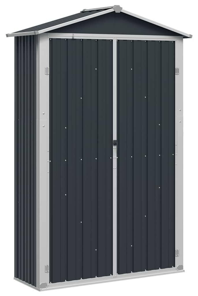 vidaXL Záhradný prístrešok antracit 116x45x175 cm Obrázok produktu 