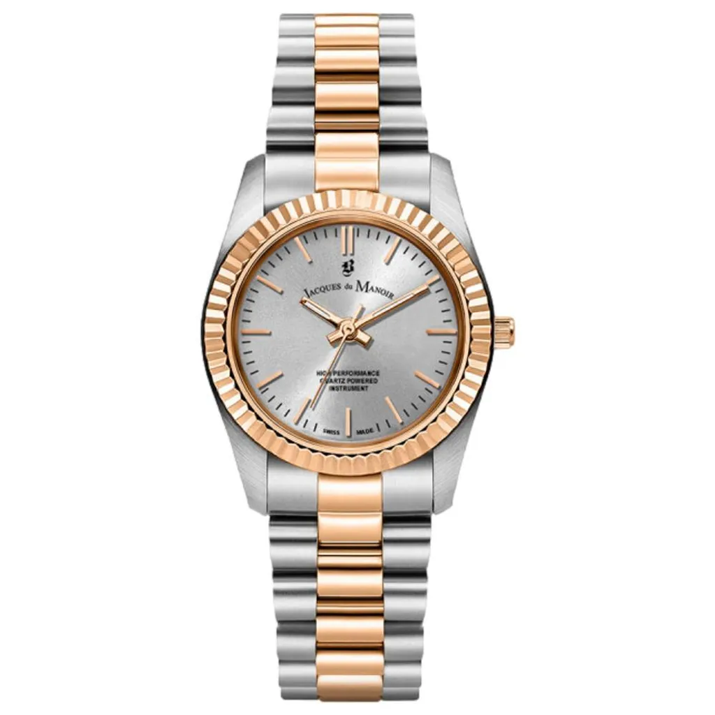Montre Femme Incassable Jacques du Manoir JWL03904 Quartz sans Entretien