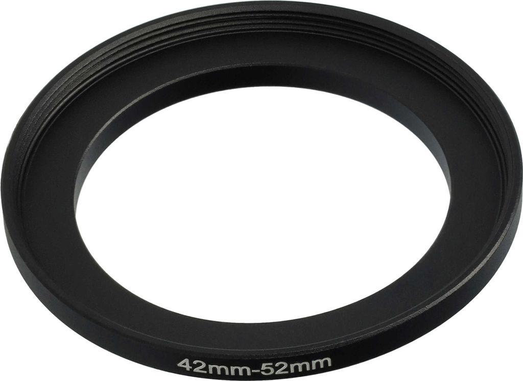 vhbw Step-Up-Ring Adapter 42mm - 52mm für Kamera Objektiv - Produktbild 