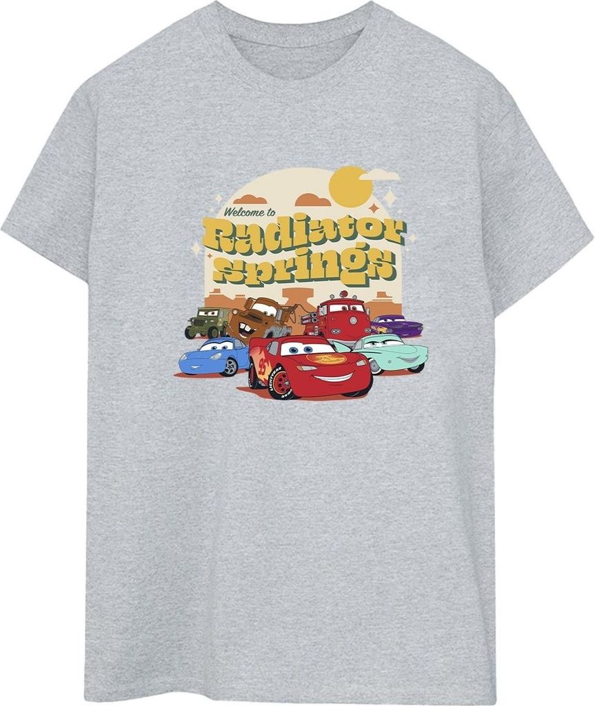 Disney - "Cars Radiator Springs" T-Shirt für Damen BI16251 (XXL) (Grau)