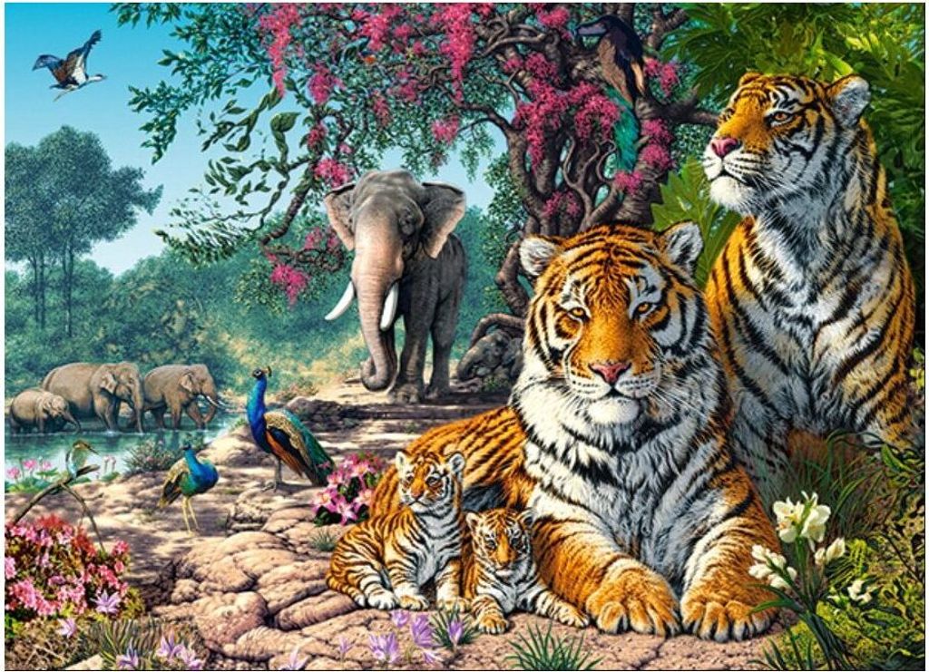 Castorland Tiger Sanctuary 300 pcs puzzle, Tiere, 6 Jahr(e) Produktbild 