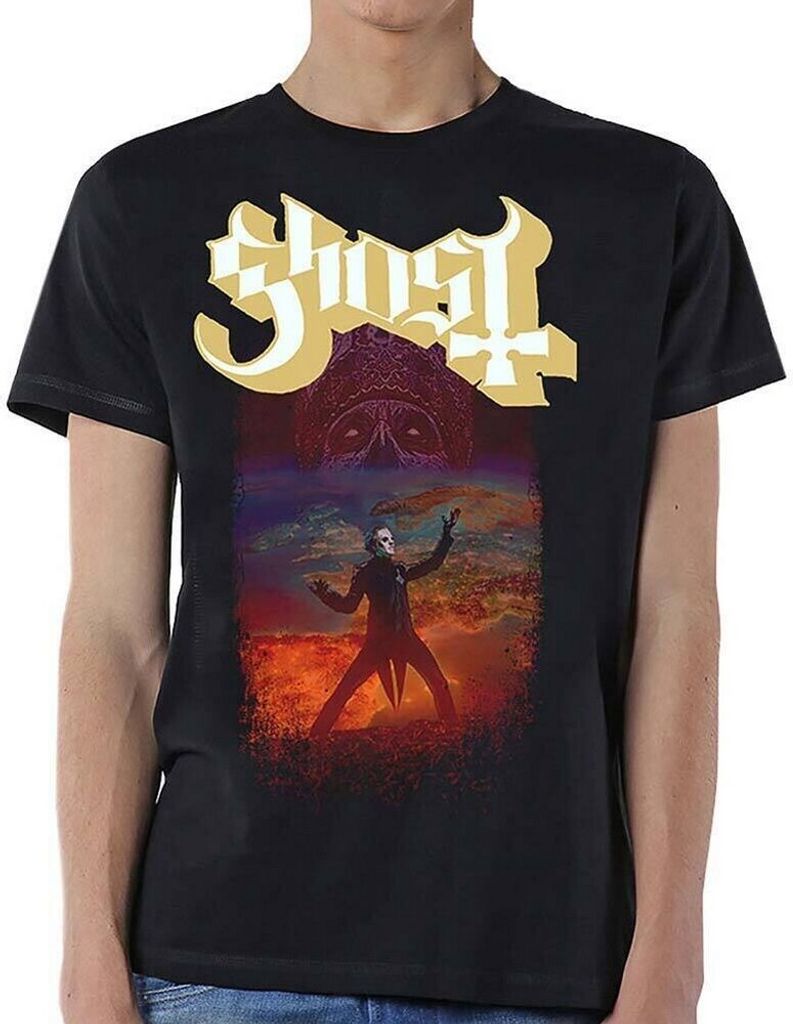 Ghost - "EU Admat" T-Shirt für Herren/Damen Uni RO1789 (XL) (Schwarz)