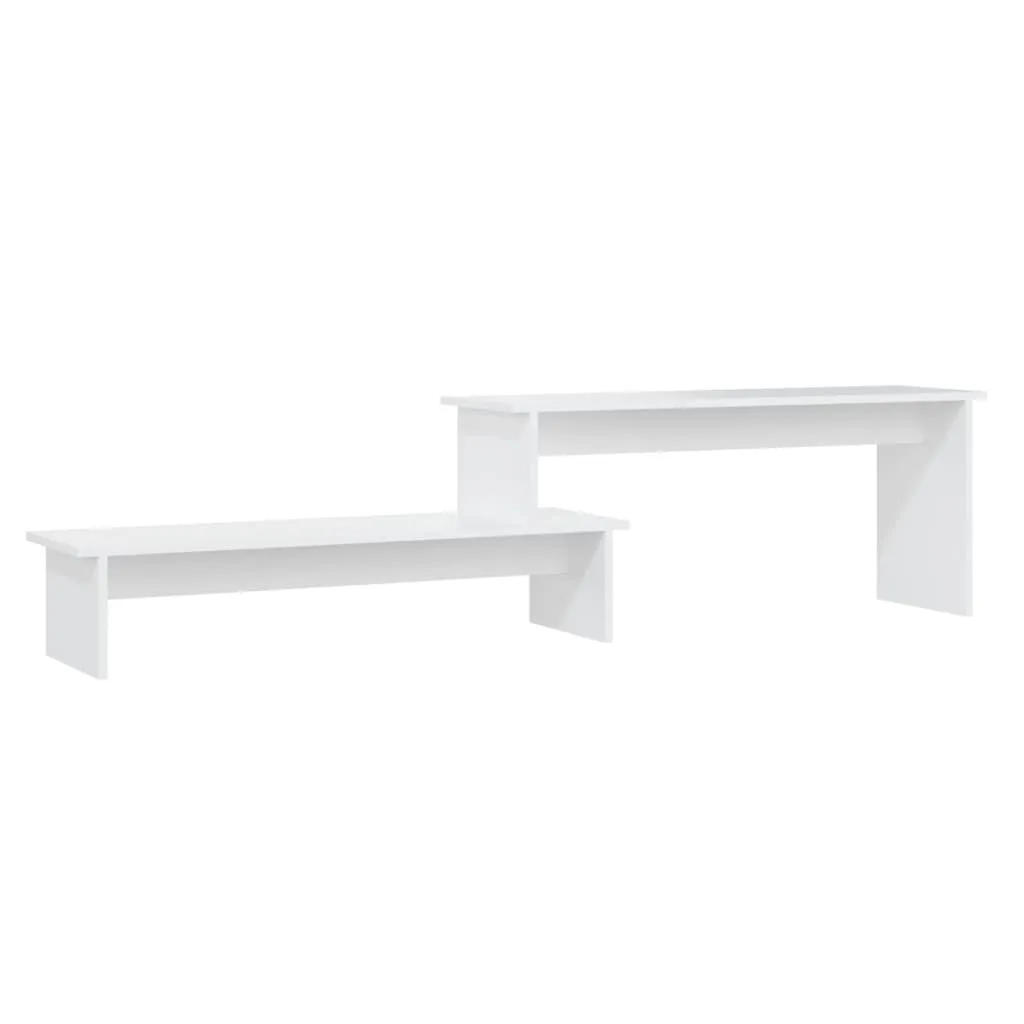 Base TV 180cm Bianco Design Moderno - Mobile TV Legno per Gaming
