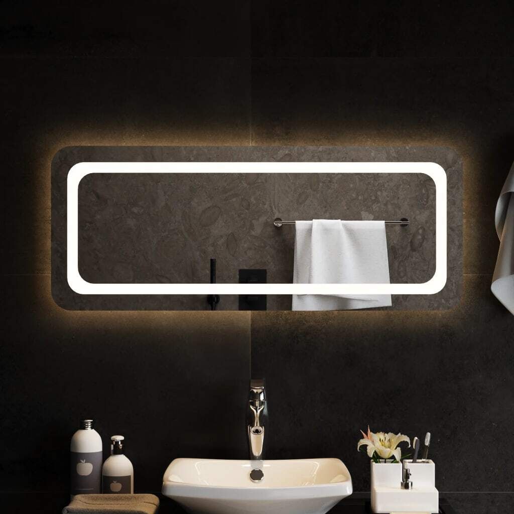 Möbel LED-Badspiegel 100x40 cm - Wandspiegel 151791