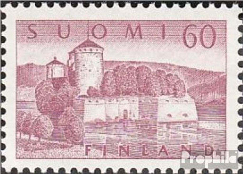 Briefmarken Finnland 1957 Mi 475 postfrisch Burg Olavinlinna