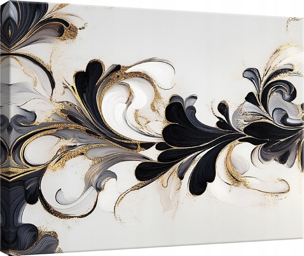 Leinwand Bilder Wandbilder Abstrakt Blumen 60x40 cm XXL Modern Leinwandbild Leinwandbilder Wohnzimmer Schlafzimmer