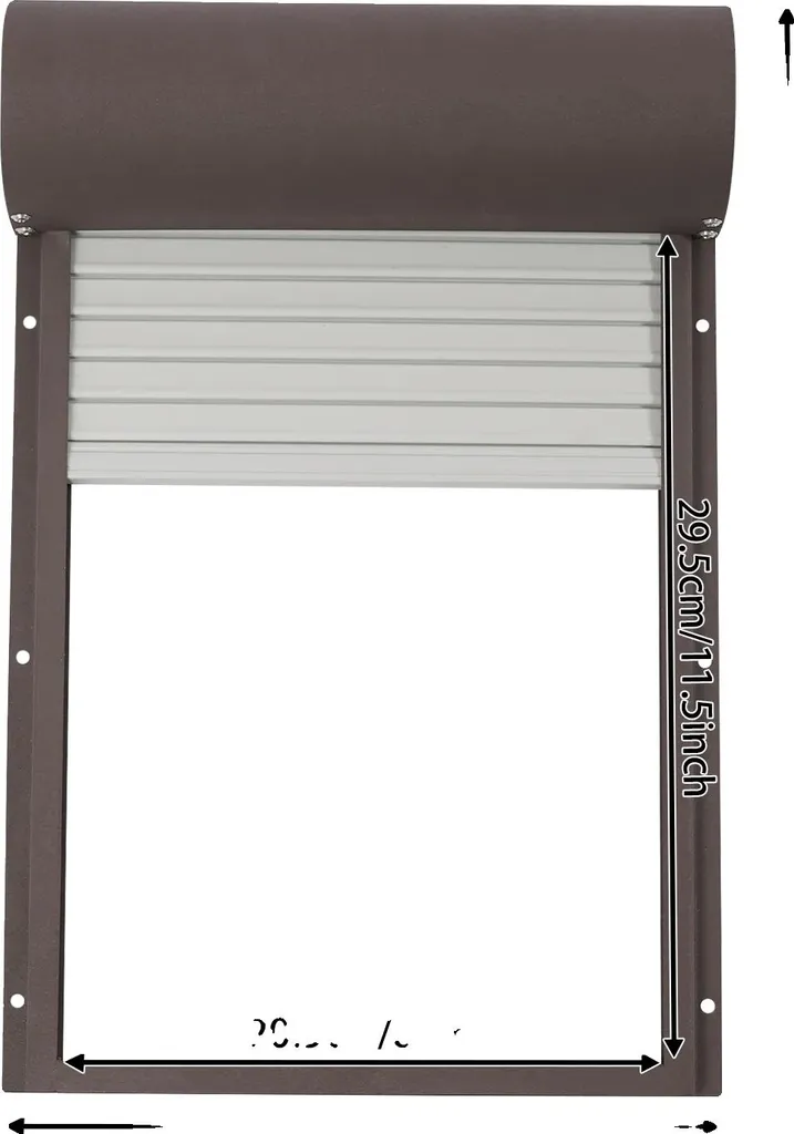 Porta Automatica Pollaio Solare Grigio con Telecomando | Sicura e Robusta - 1