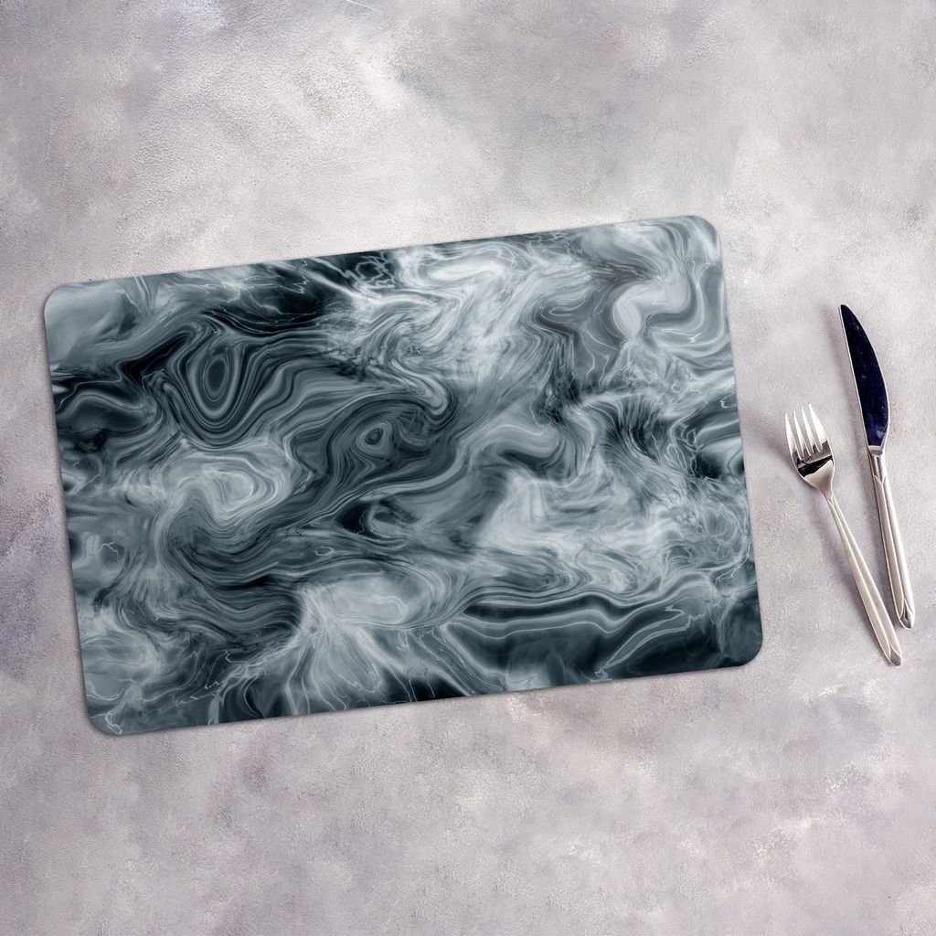 Tischset 4x45x30 cm + 10fi cm Platzset Tischmatte Platzmatte Untersetzer - Farbig Mosaik Abstrakt