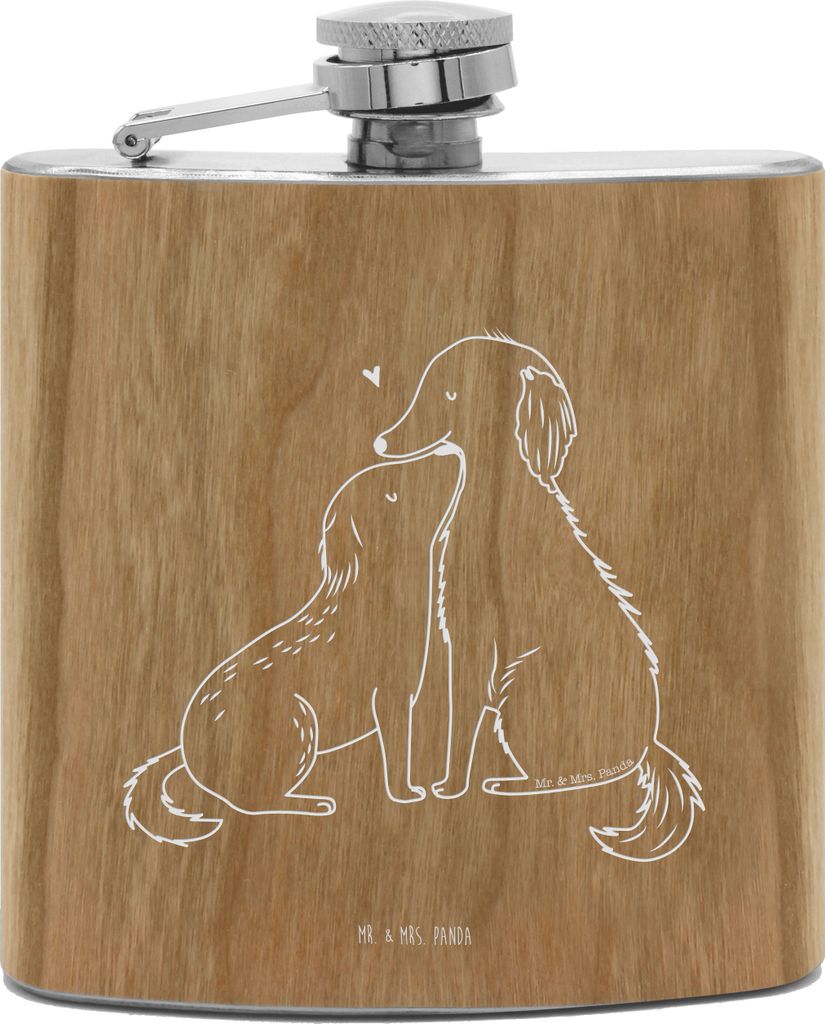 Mr. & Mrs. Panda schnapsflasche Hunde Liebe - Transparent - Produktbild 
