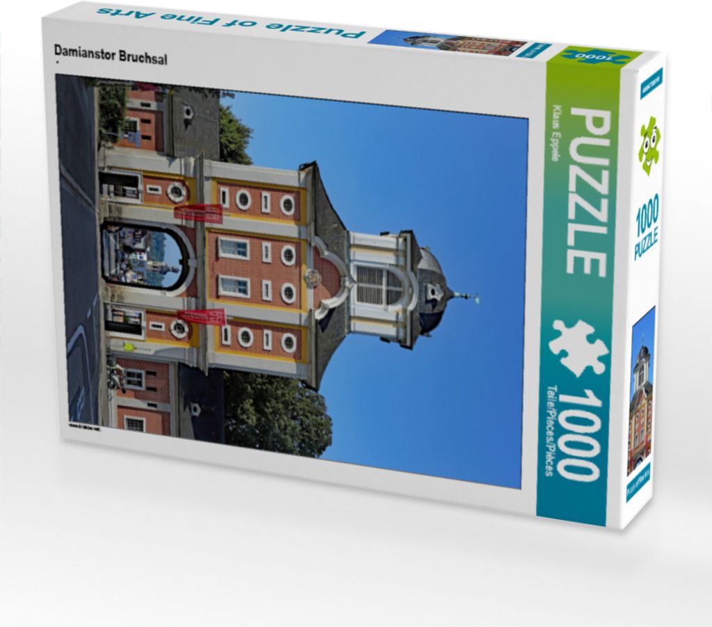 CALVENDO Puzzle Damianstor Bruchsal | 1000 Teile Lege-Größe 64x48cm Foto-Puzzle für glückliche Stunden
