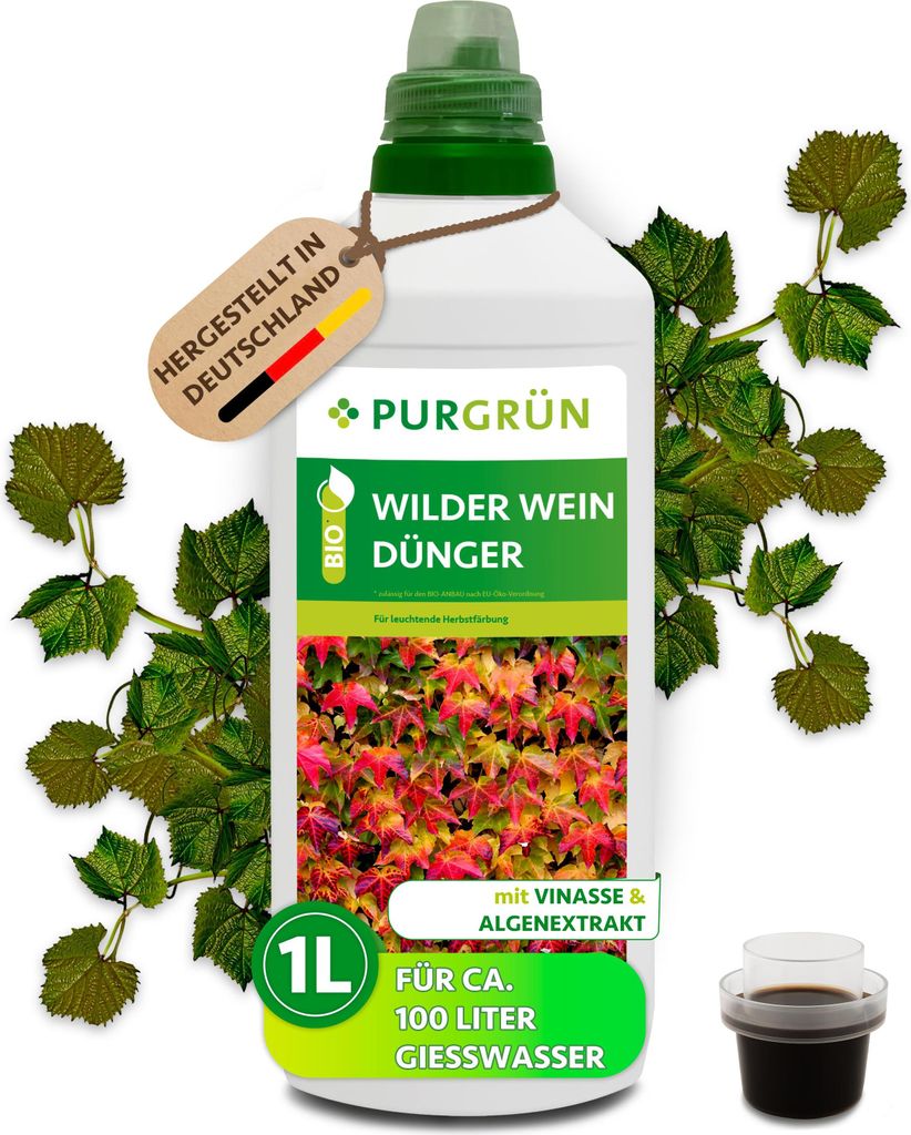 Purgrün -Wilder-Wein-Dünger 1 Liter,