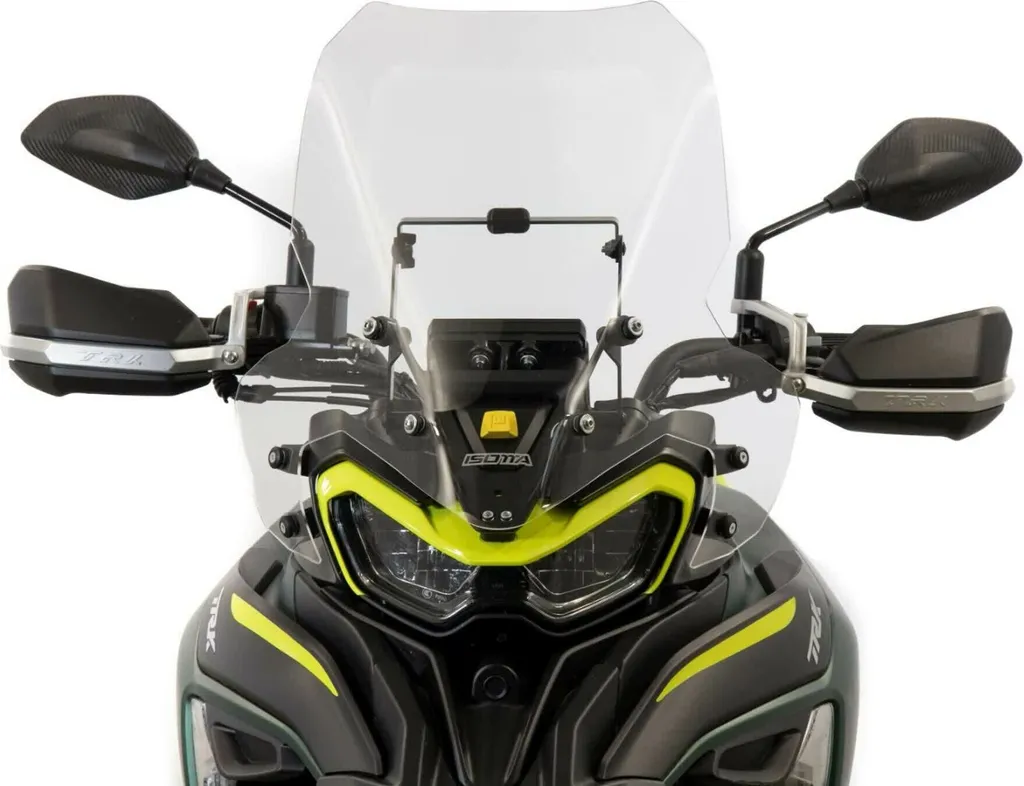 Protection vent ISOTTA BENELLI 510mm, confort idéal pour longs trajets
