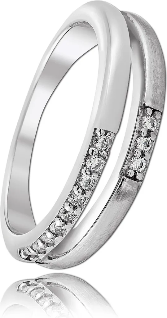 Balia Femme Bague en Argent 925 Blanc Taille 60 Modèle D2BAR021W60
