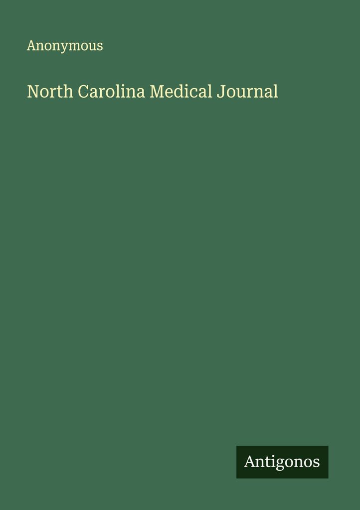 North Carolina Medical Journal