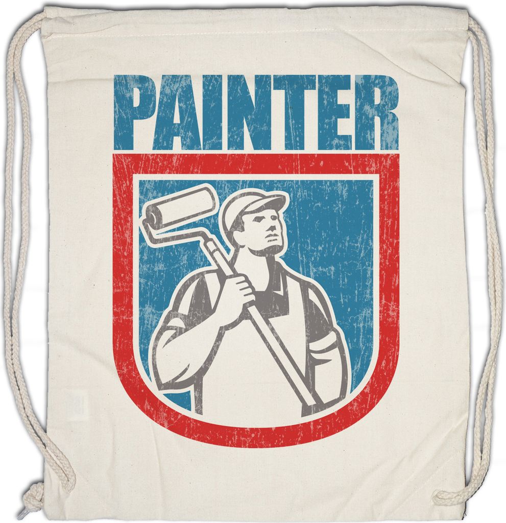 Urban Backwoods Painter I, Turnbeutel, Farbe: Beige