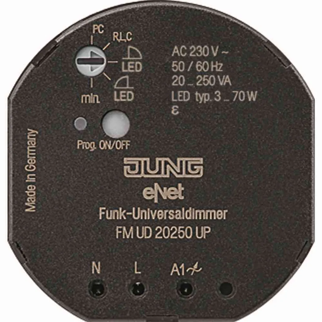 Variateur Radio LED Jung FMUD20250UP pour Créer des Ambiances Tamisées