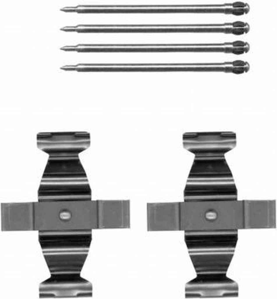 Zubehörsatz Scheibenbremsbelag 6 tlg. HELLA für u.a. MERCEDES-BENZ C-KLASSE