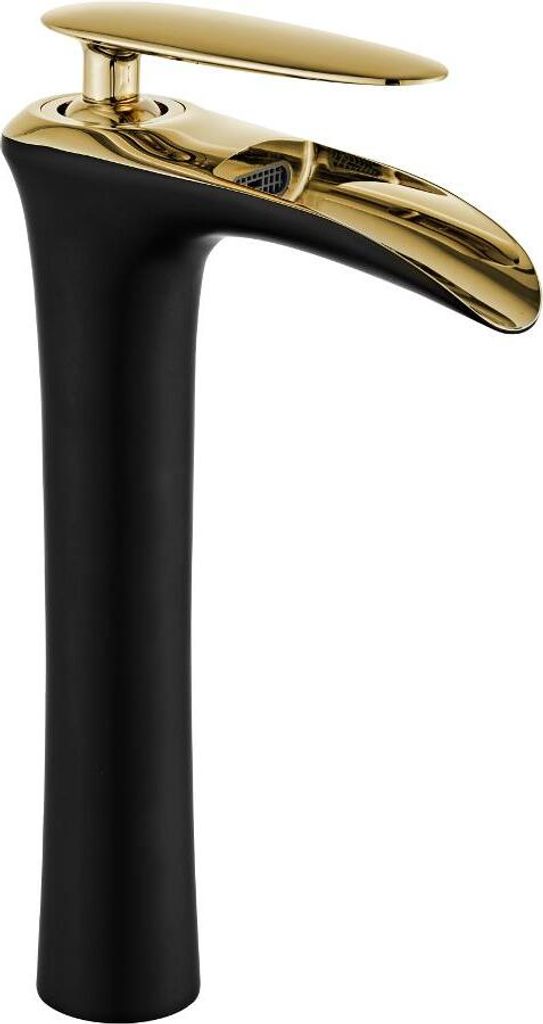 Mexen Lyra miscelatore lavabo alto, nero/oro - 745310-75 Immagine del prodotto 