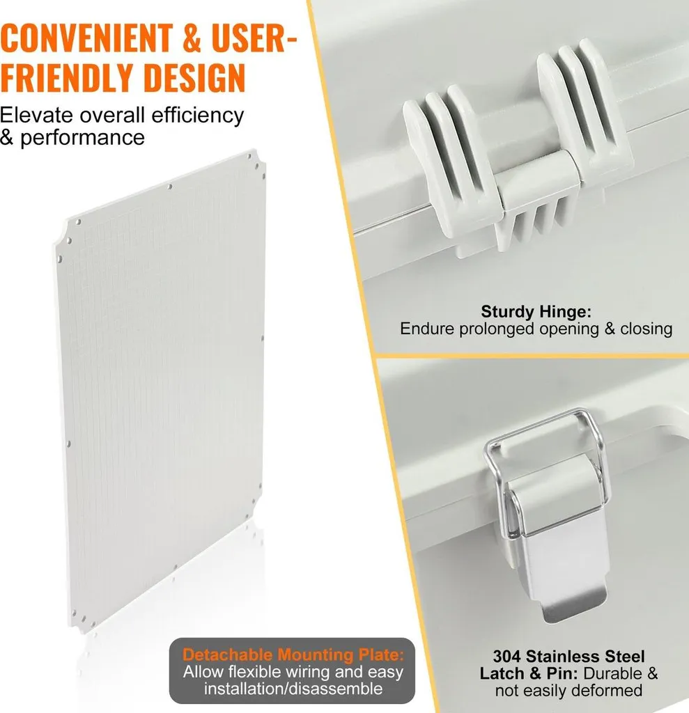 Scatola Derivazione Esterna Grande 530x430 - IP67 ABS per DIY - 5