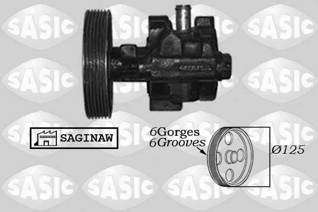 Pompe de Direction Hydraulique SASIC 7074003 pour Clio OE 7700795295