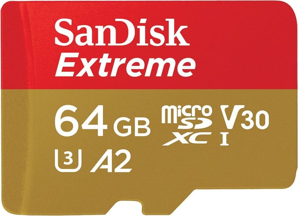 SanDisk Extreme, 64 GB, MicroSDXC, Klasa 10, UHS-I, 170 Zdjęcie produktu 