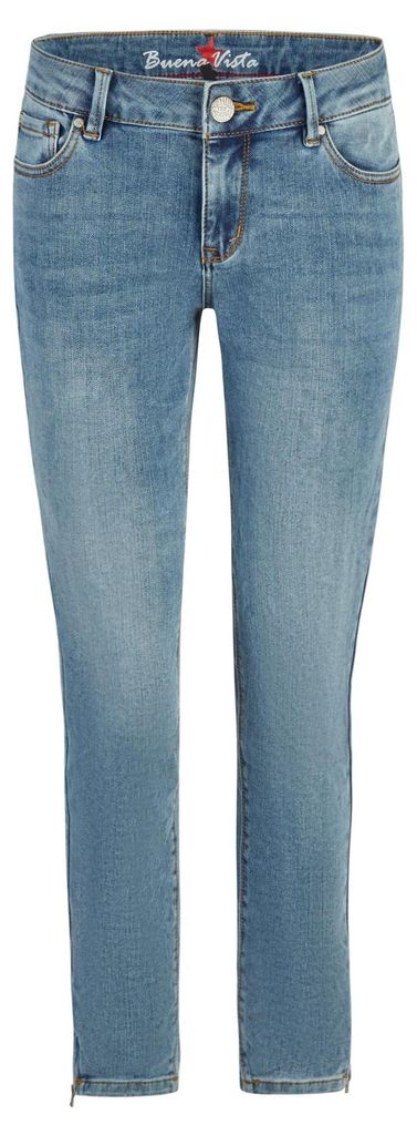 Buena Vista - Damen 5-Pocket Jeans, Italy V 7/8 stretch denim (2601-B5311), Größe:M, Buena Farben:vintage denim (5240)