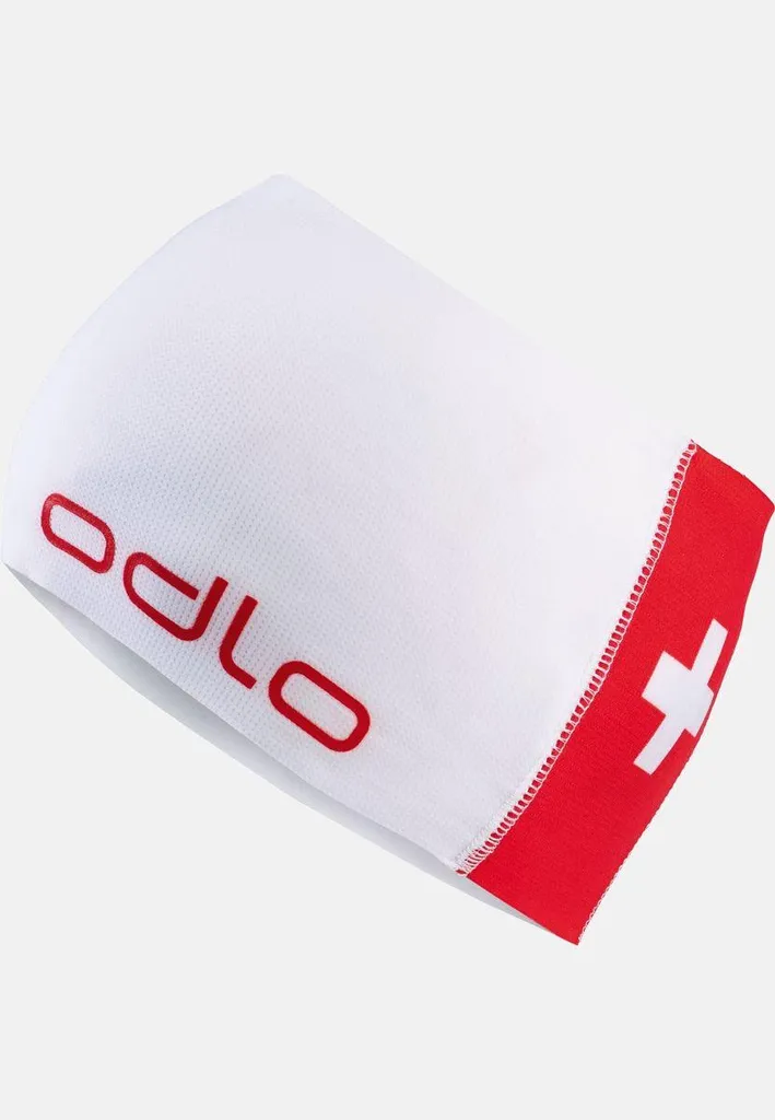 Bandeau Competition Fan Warm Odlo 10000 White pour le ski de fond