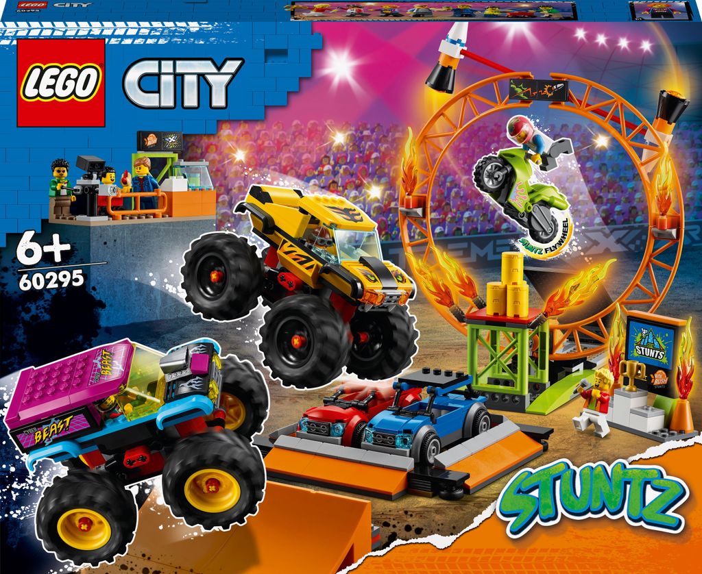 LEGO 60295 City Stuntshow Arena, set avec Monster Trucks, Image du produit 