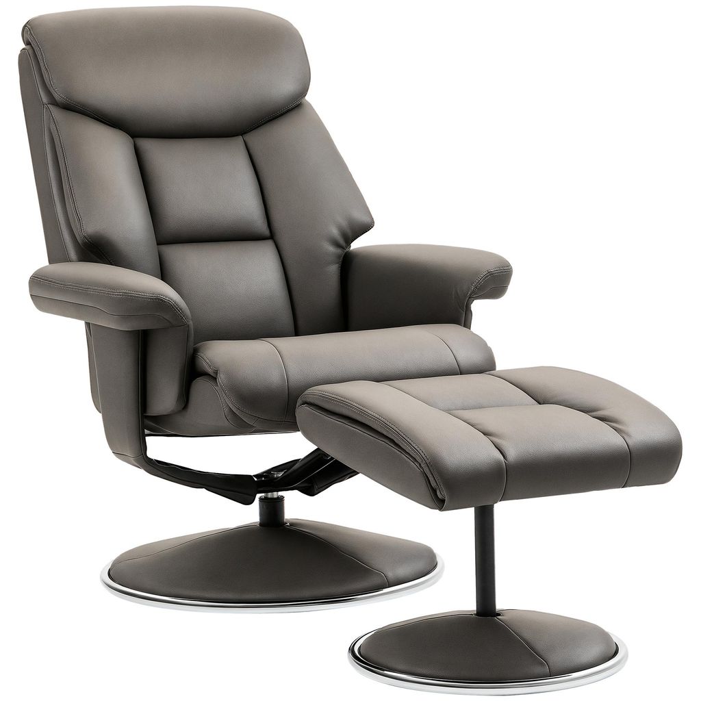 Sillón de relax HOMCOM con reposapiés, sillón de televisión Imagen del producto 
